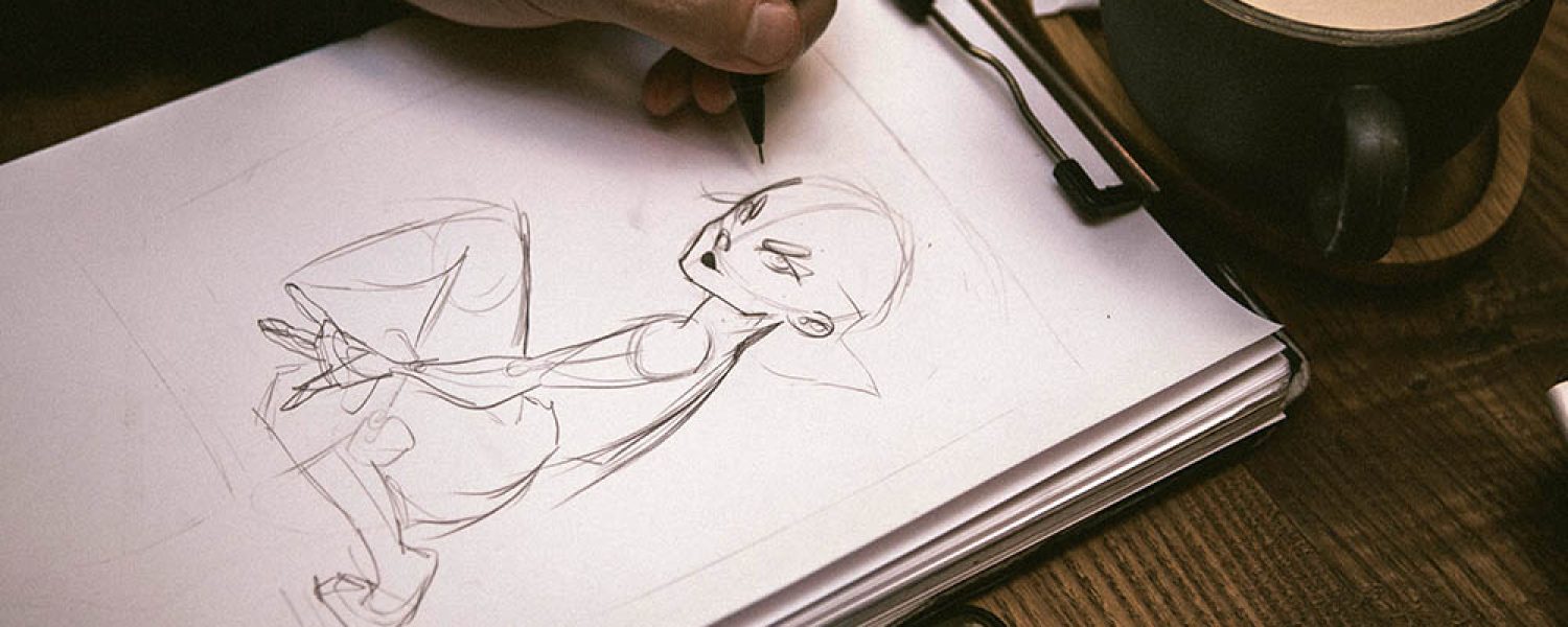 croquis d'un personnage